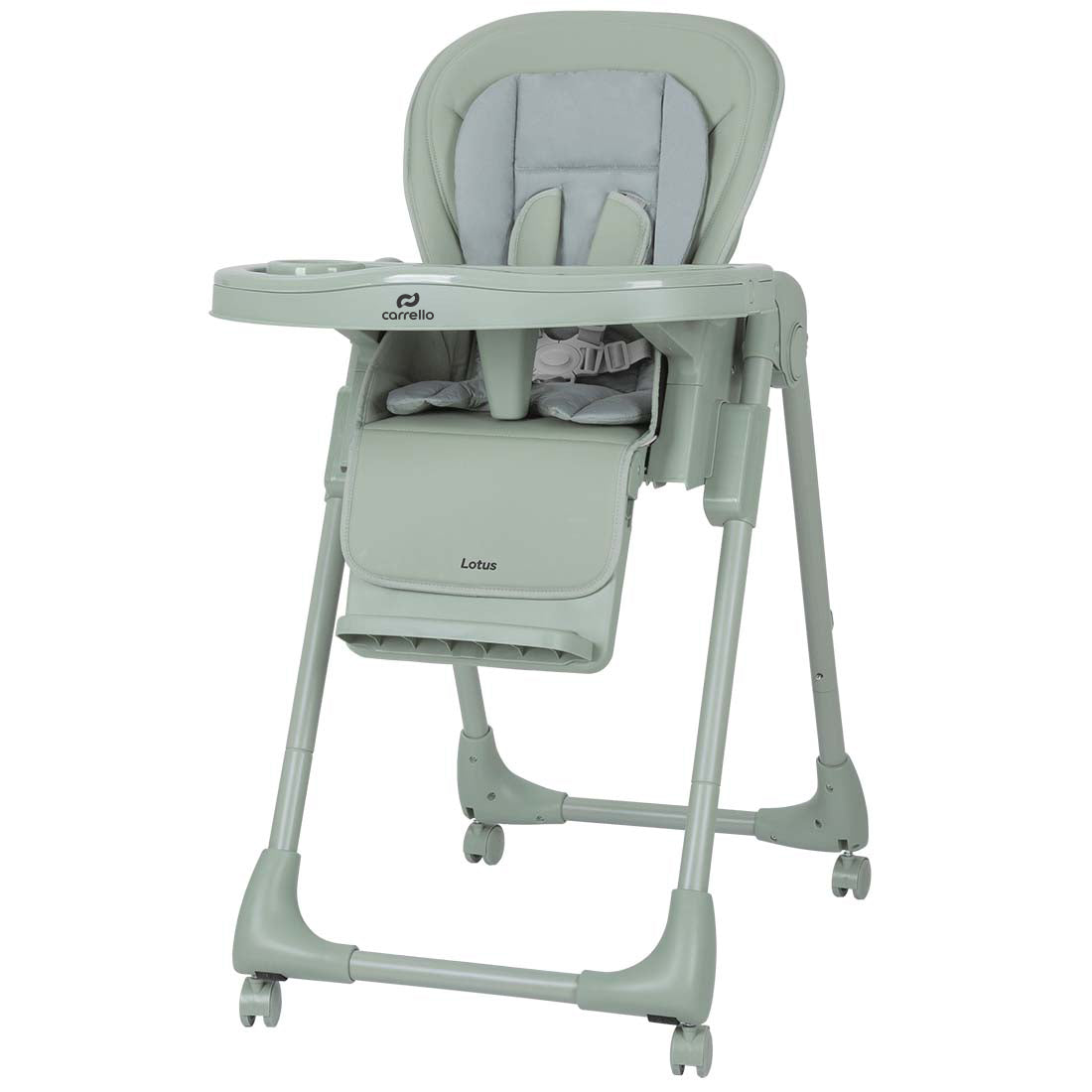 Carrello Lotus multifunkciós etetőszék és pihenőszék – Noa Green (CRL-12101)