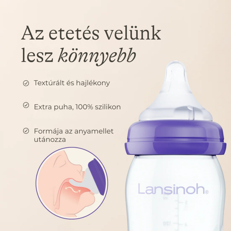 Lansinoh üveg cumisüveg 160 ml