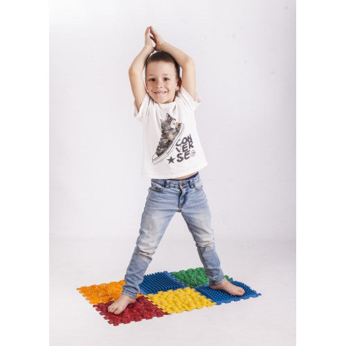 6 elemből álló Puzzle masszázs szőnyeg