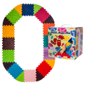 Szenzoros szőnyeg 12 elemből álló Ortek Puzzle + 8 Háromszögű puzzle elem
