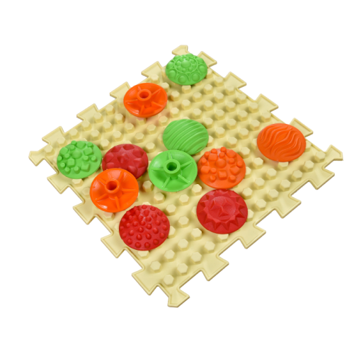 Ortek Mix Puzzle 6 elemből álló masszázs szőnyeg + 6 készlet „Minta” modul-rész