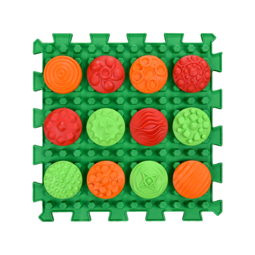 Ortek Mix Puzzle 8 elemből álló masszázs szőnyeg + „Minták” ajándékba