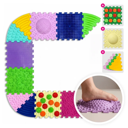 Ortek Multi Mix masszázs szőnyeg 6 elem + 6 szektor