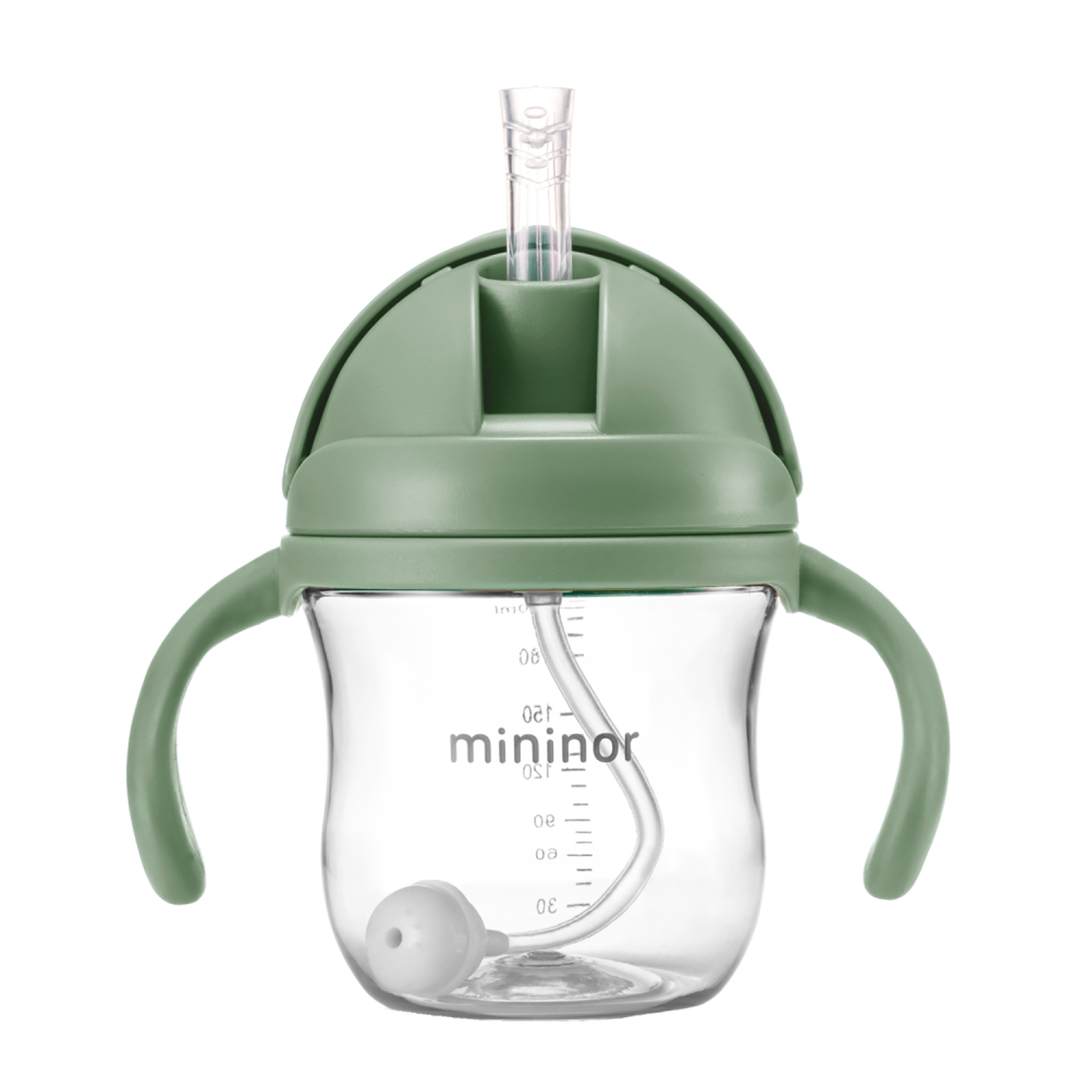 Mininor szívószálas itatópohár 220 ml (Szín: kék)