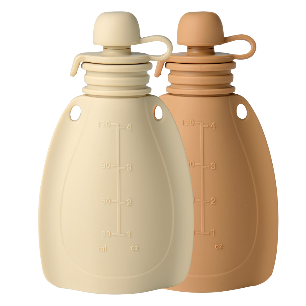 Mininor smoothie tartó 120 ml 2 db (Szín: moha/barna)