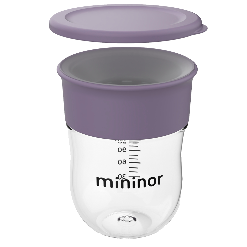 Mininor 360° tanuló pohár 220 ml (Szín: zöld)