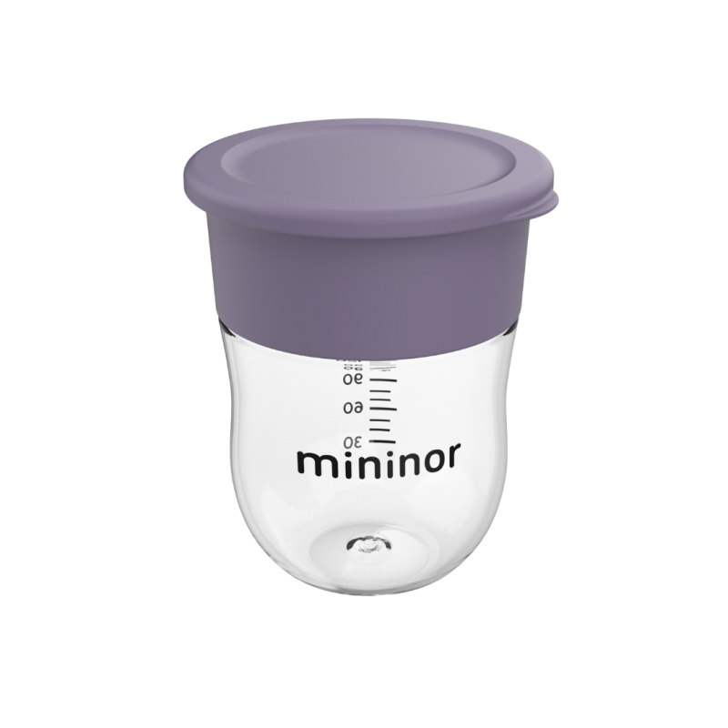Mininor 360° tanuló pohár 220 ml (Szín: lila)