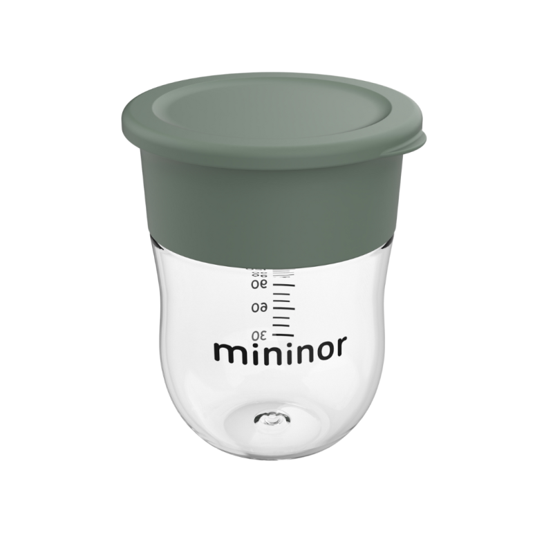 Mininor 360° tanuló pohár 220 ml (Szín: zöld)