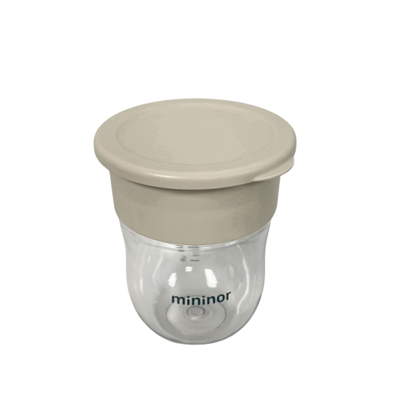 Mininor 360° tanuló pohár 220 ml (Szín: tört fehér)