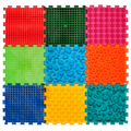9 elemből álló „Tengerfenék” Puzzle masszázs szőnyeg
