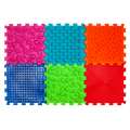 6 elemből álló Puzzle masszázs szőnyeg