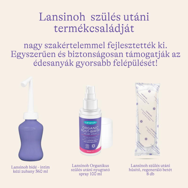 Lansinoh szülés utáni hűsítő, regeneráló betét 8 db