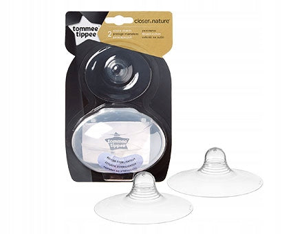 Tommee Tippee szilikon mellbimbóvédő sterilizáló és tárolódobozzal – 2 db, univerzális méret