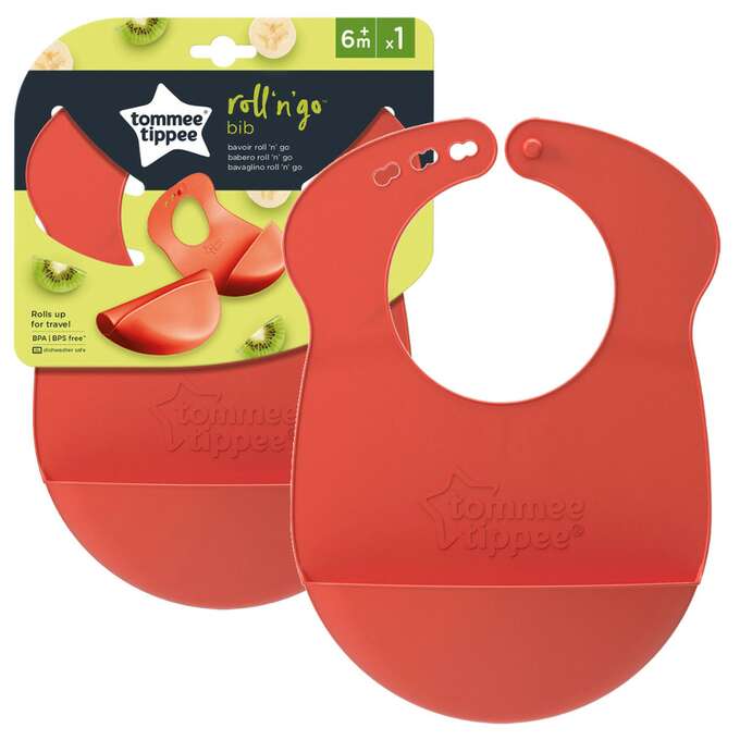Tommee Tippee feltekerhető előke ételfelfogó zsebbel