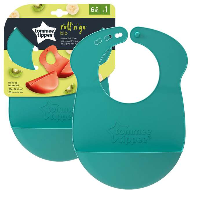 Tommee Tippee feltekerhető előke ételfelfogó zsebbel