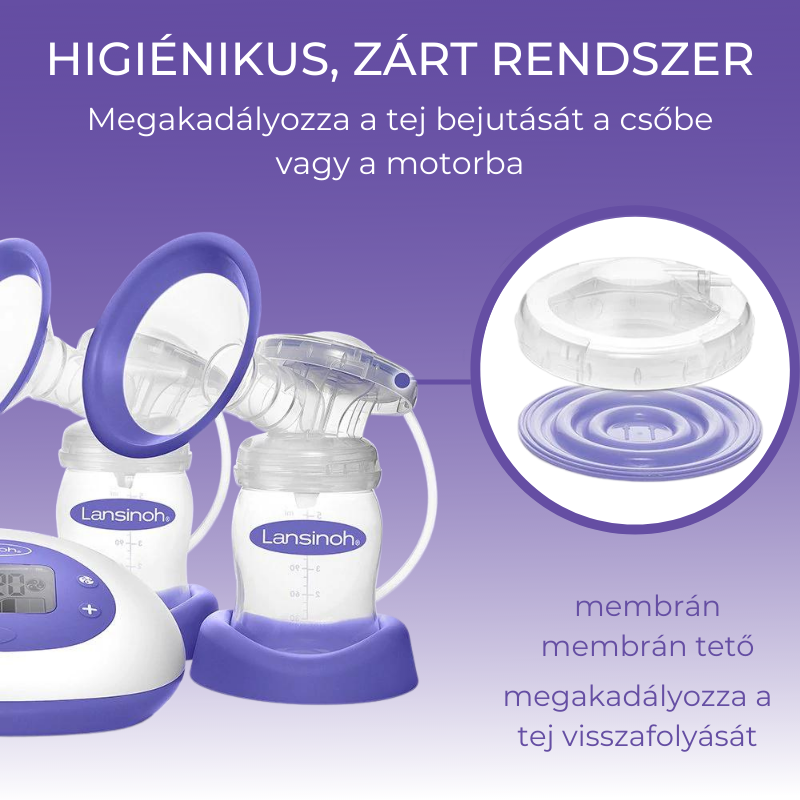 Lansinoh 2 az 1-ben elektromos dupla mellszívó