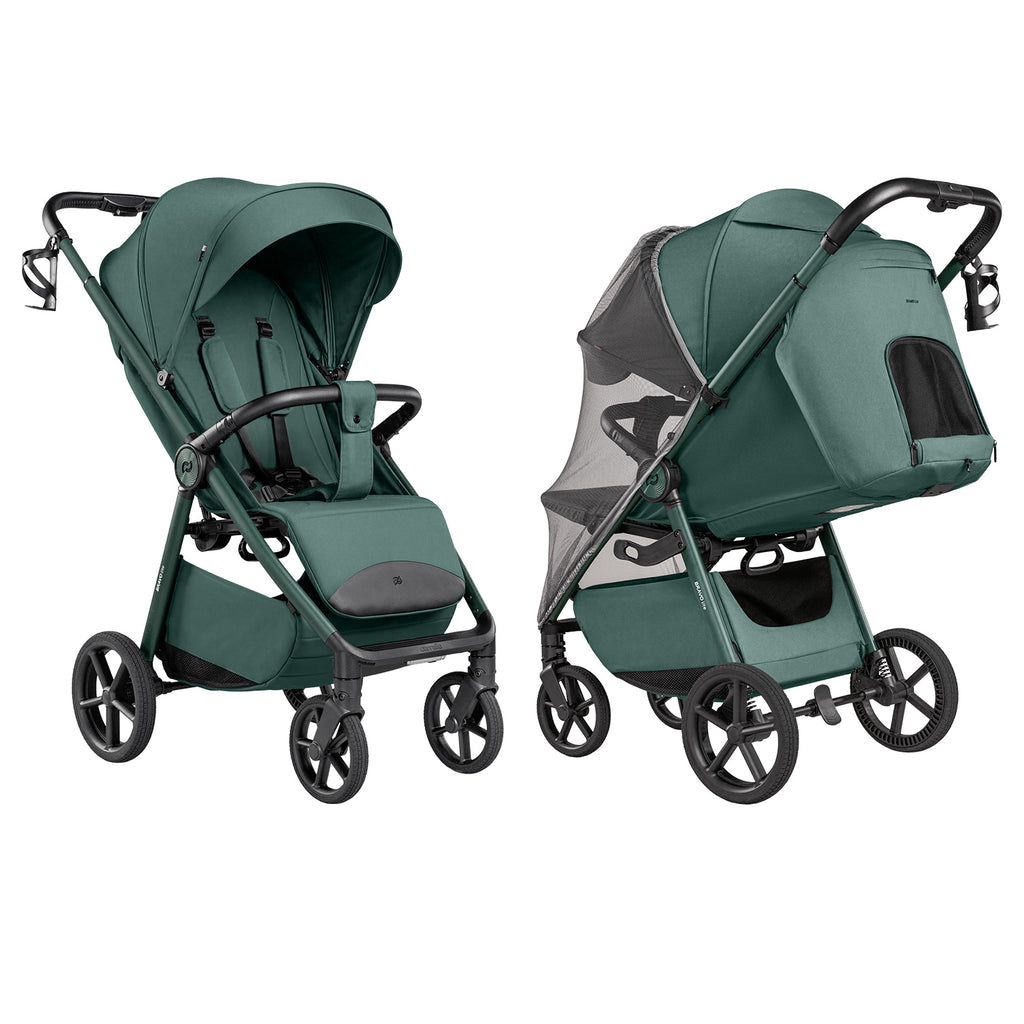 Carrello Bravo Lite Deluxe sport babakocsi – County Green (CRL-5529)