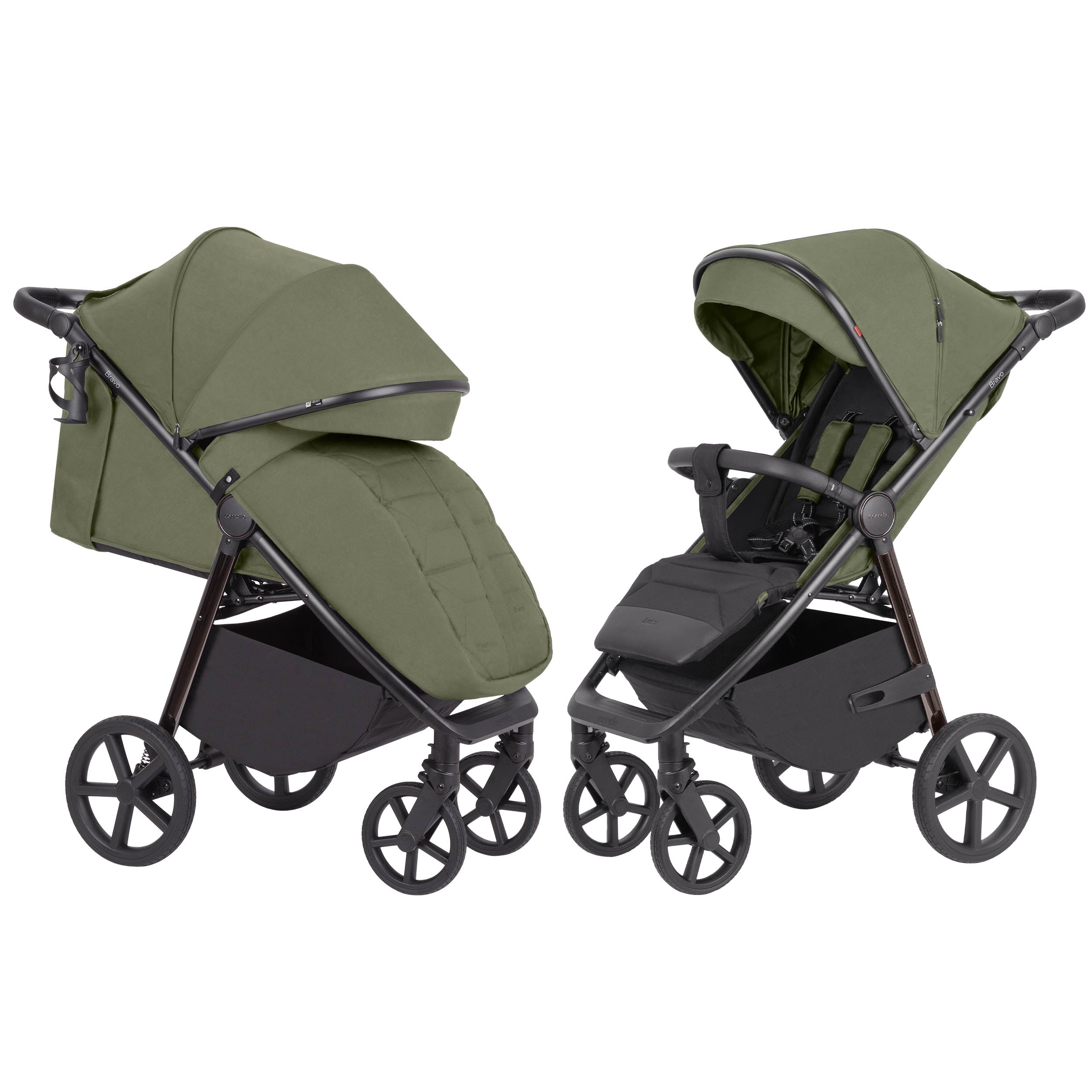 Carrello Bravo Plus sport babakocsi – Midnight Green (CRL-5515)