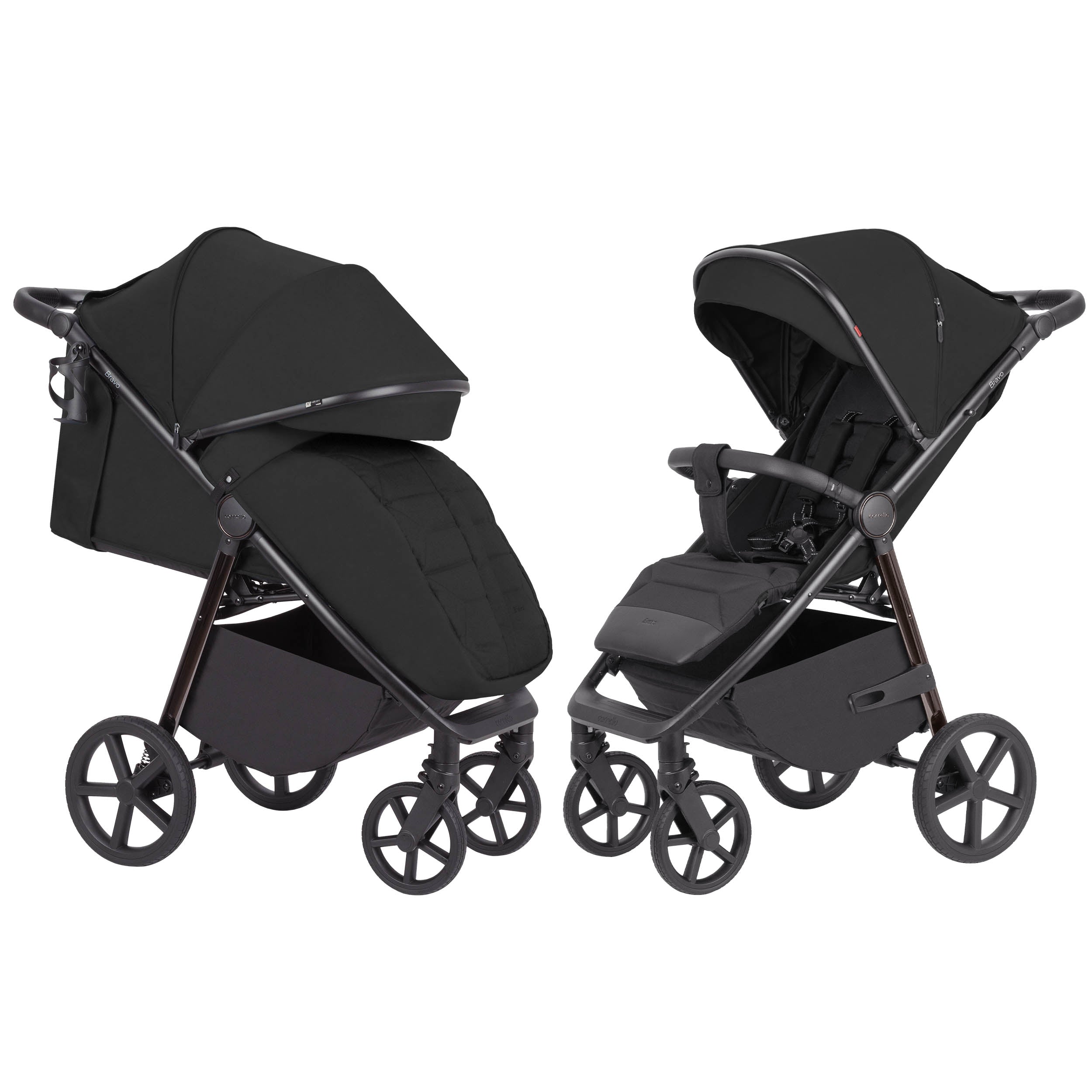 Carrello Bravo Plus sport babakocsi – Pure Black (CRL-5515)