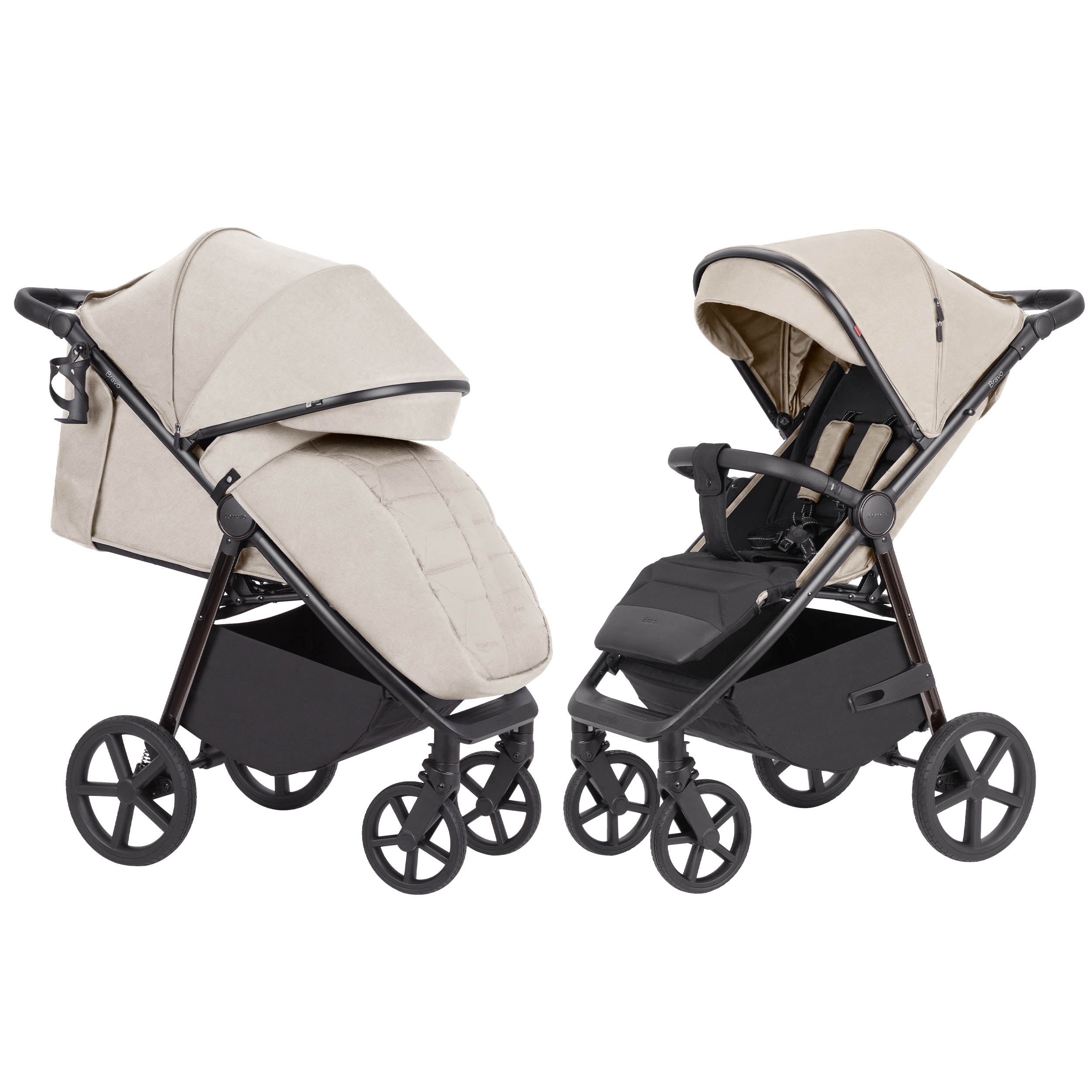 Carrello Bravo Plus sport babakocsi – Sable Beige (CRL-5515)