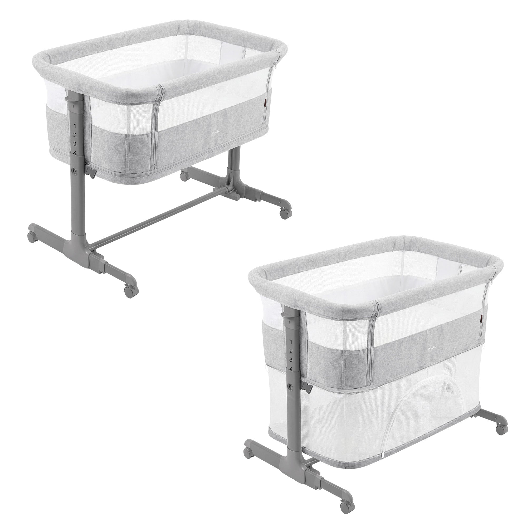 Carrello Picto Babaöböl és Utazóágy – Tao Grey (CRL-16506)