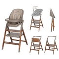 Carrello Ergo 4 az 1-ben etetőszék és tanulótorony (0-110 kg) - Shadow Beige (CRL-16701)