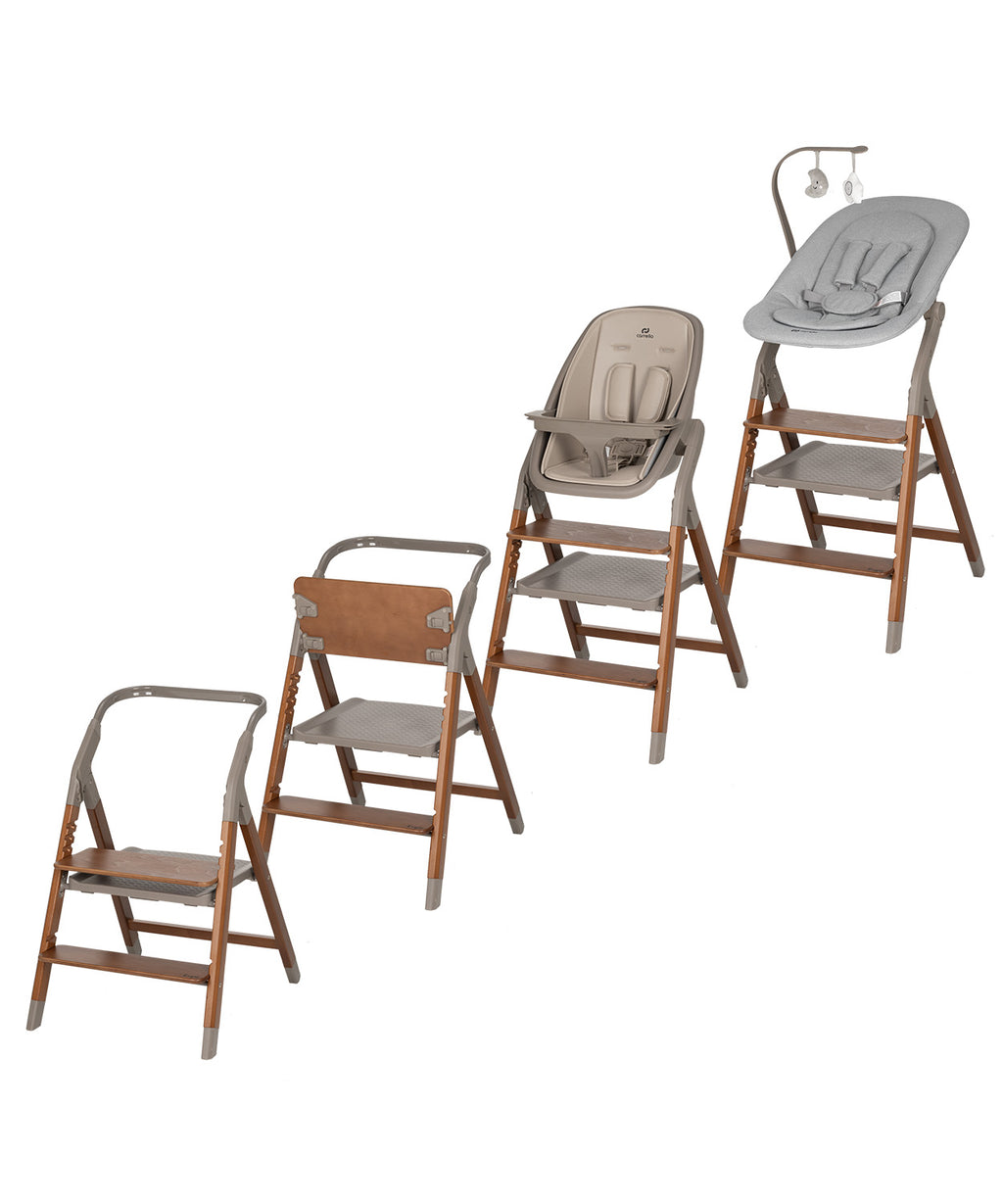 Carrello Ergo 4 az 1-ben etetőszék és tanulótorony (0-110 kg) - Shadow Beige (CRL-16701)