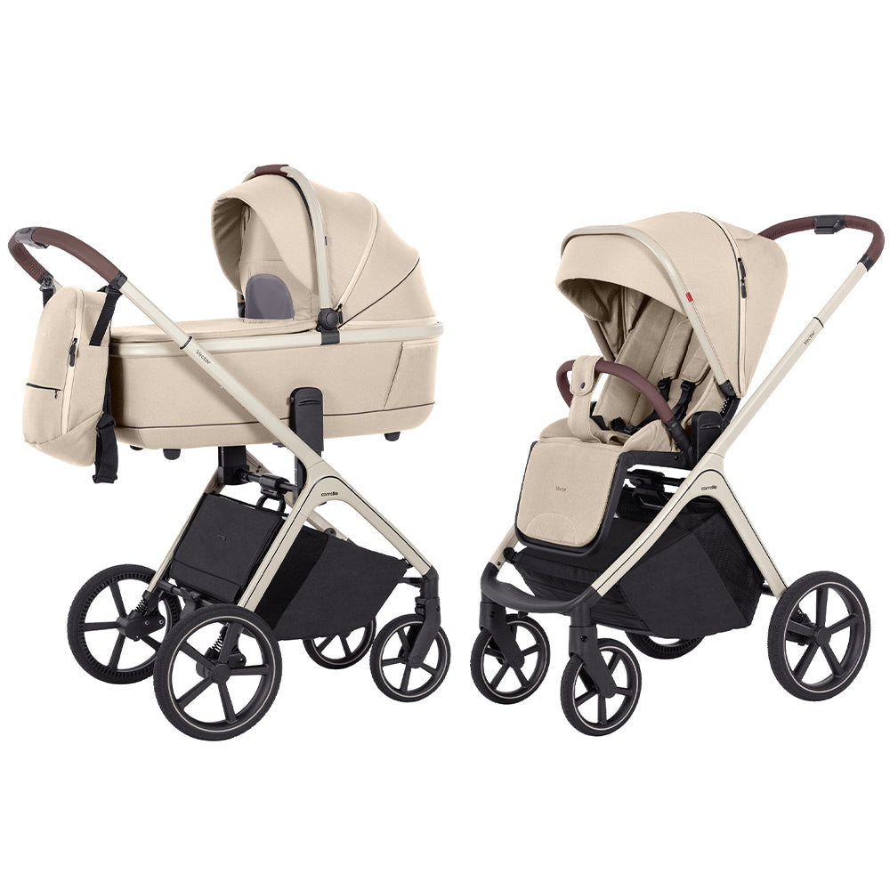 Carrello Vector 2 az 1-ben babakocsi – Seashell Beige (CRL-6550)