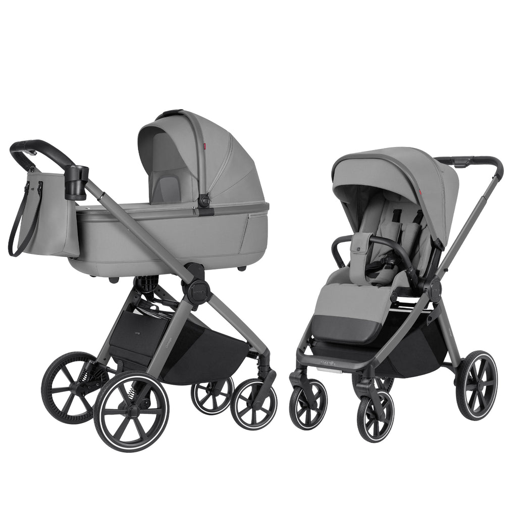 Carrello Omega 2 az 1-ben babakocsi – Cliff Grey (CRL-6531)