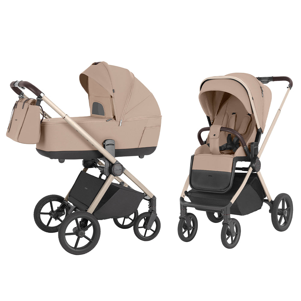 Carrello Ultra 2 az 1-ben babakocsi – Floral Beige (CRL-6527)