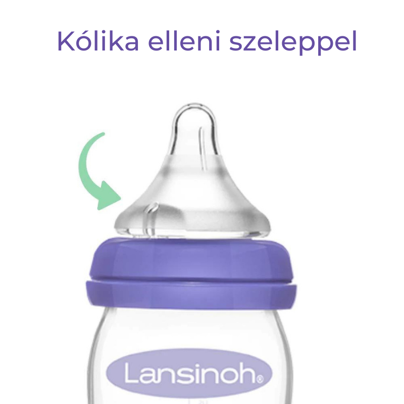 Lansinoh közepes folyású etetőcumi 2 db