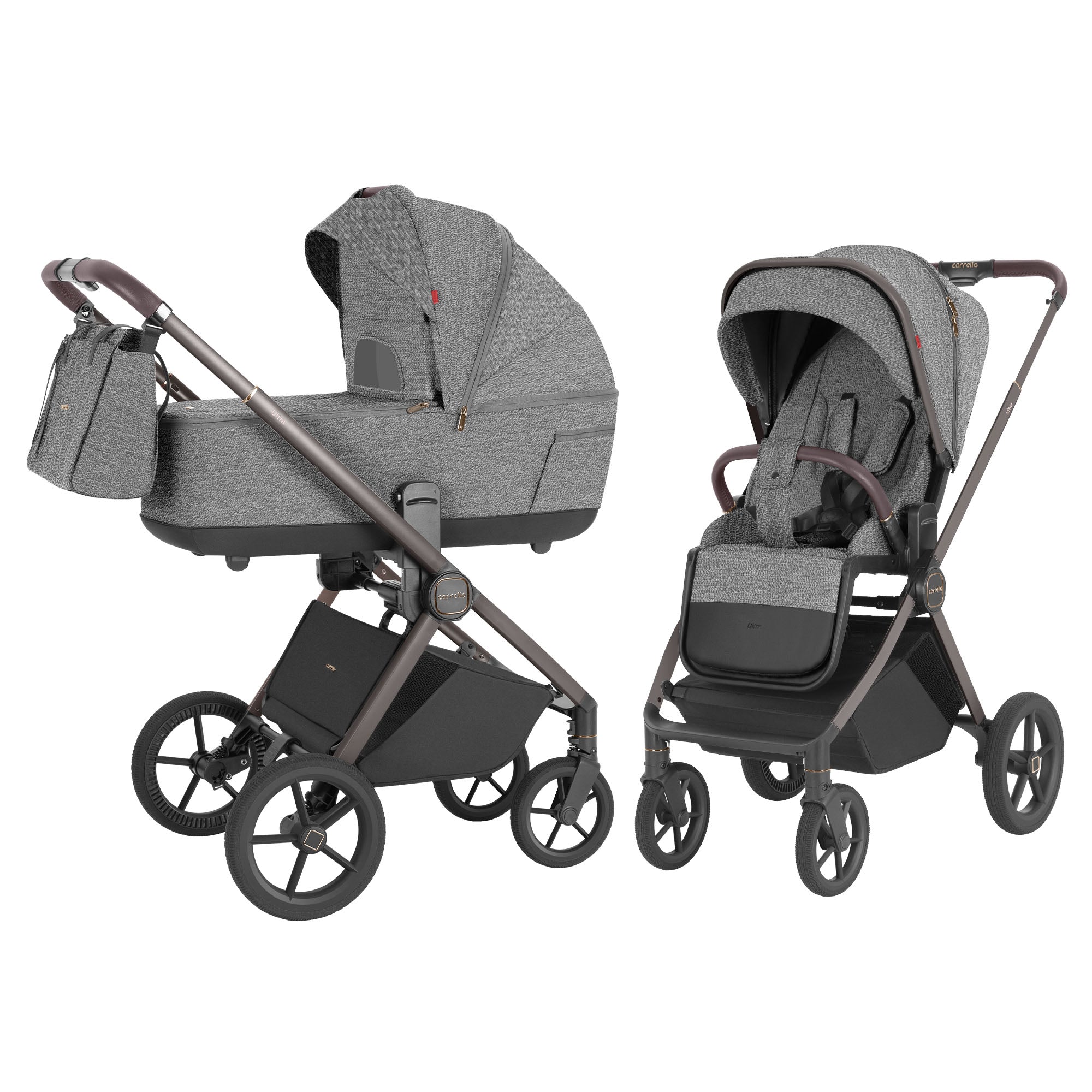 Carrello Ultra 2 az 1-ben babakocsi – Metal Grey (CRL-6527)