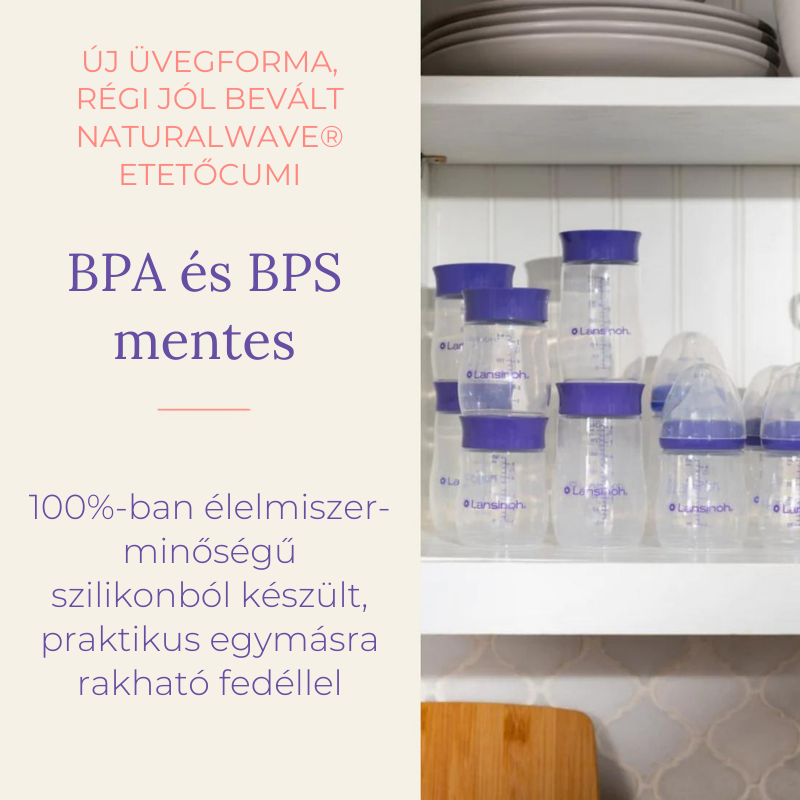 Lansinoh anyatejtároló palack fedéllel 160 ml 4 db