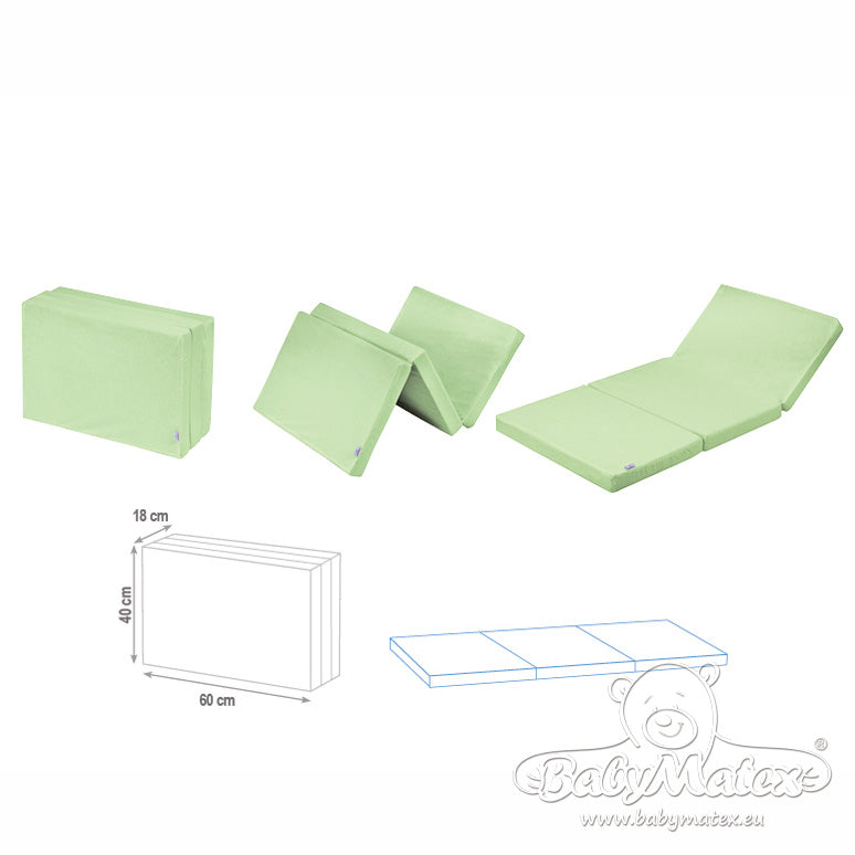 MATEX légáteresztő utazóágy matrac – 60 × 120 × 6 cm