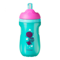 Tommee Tippee Girl szívószálas itatópohár 260 ml, 12 hó+ – Lányos