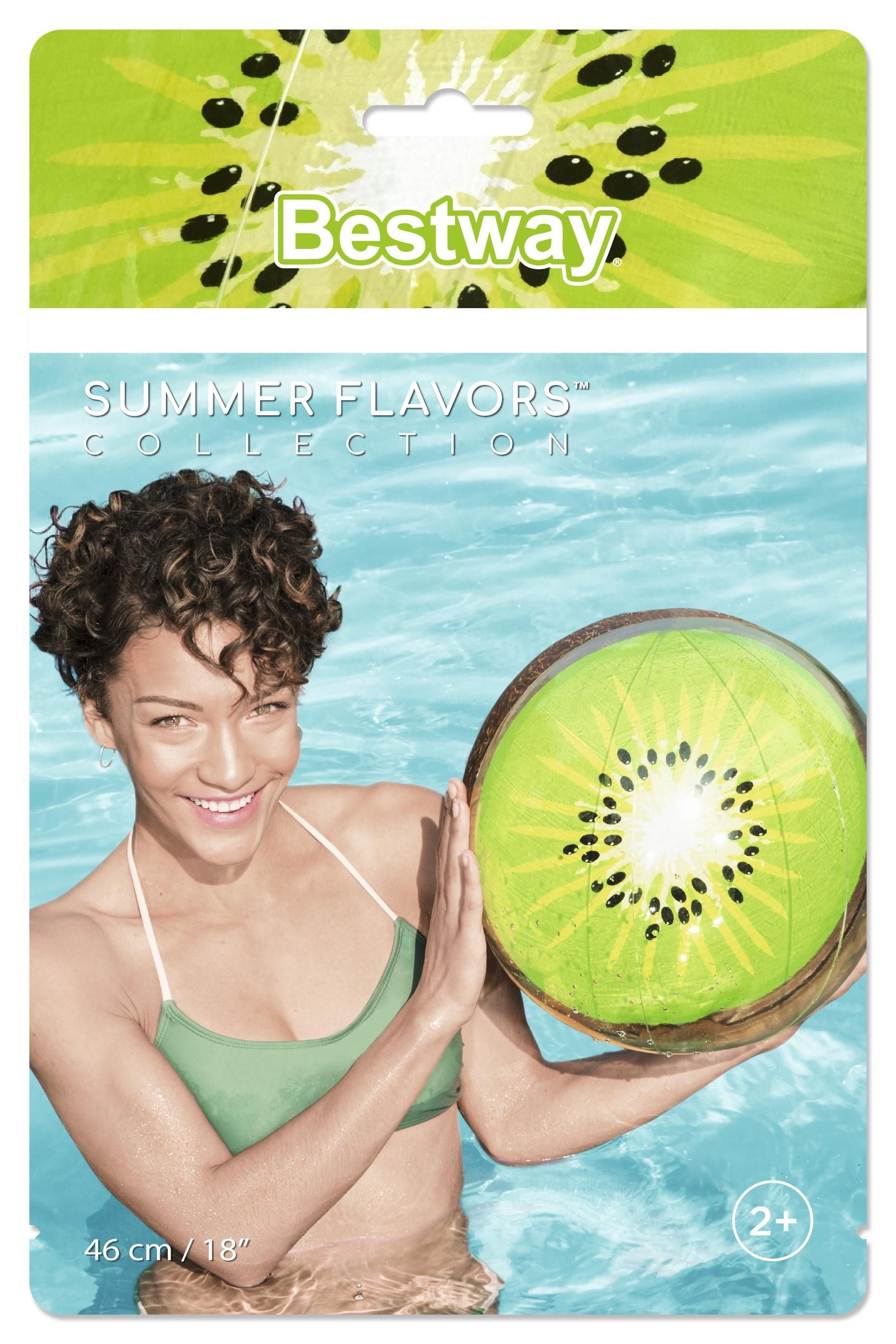 Bestway Kiwi Mintás Strandlabda 46 cm