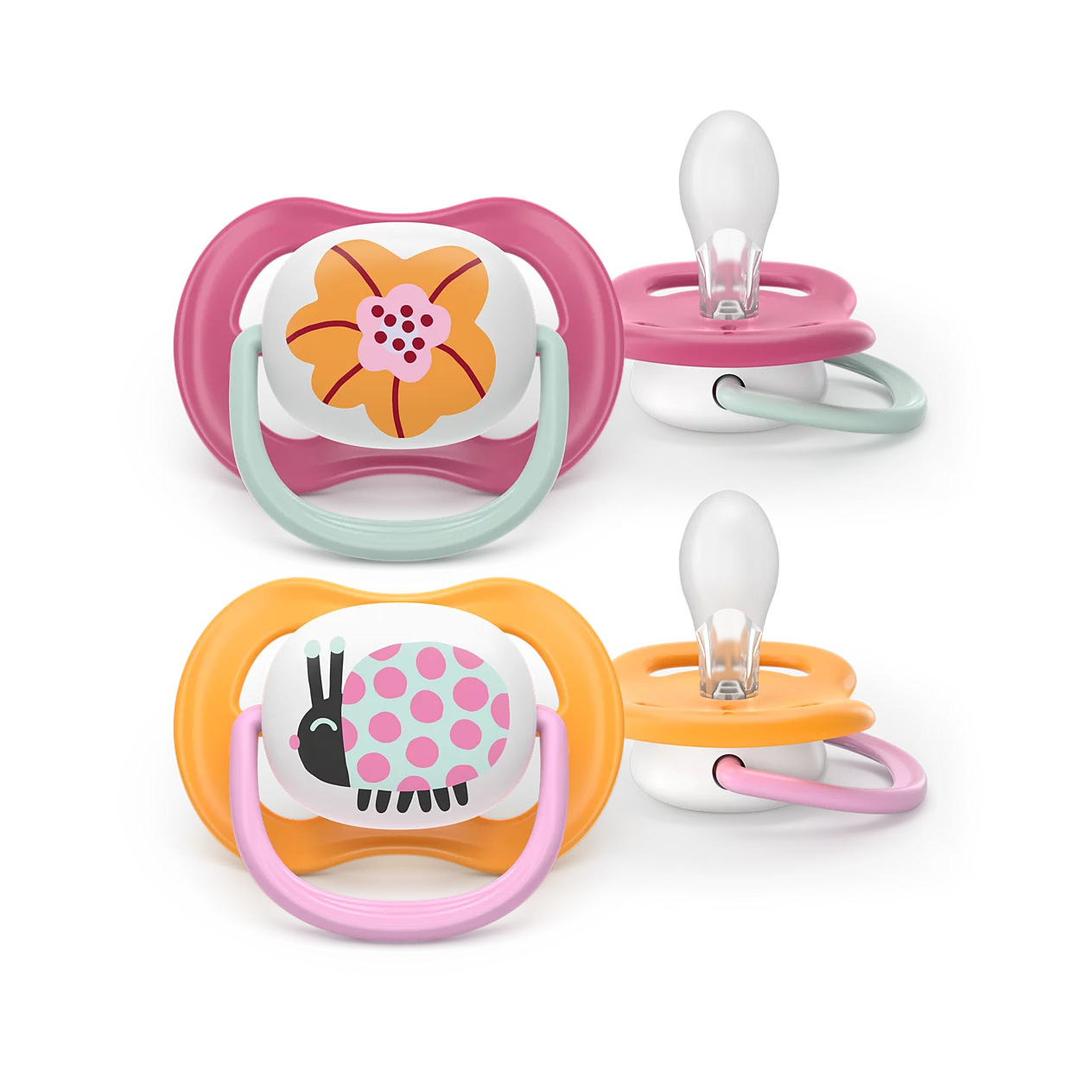Philips Avent SCF080/27 Ultra Air cumi 6–18 hó – Virág és Katica (2 db)