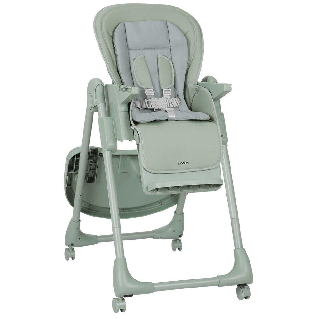 Carrello Lotus multifunkciós etetőszék és pihenőszék – Noa Green (CRL-12101)