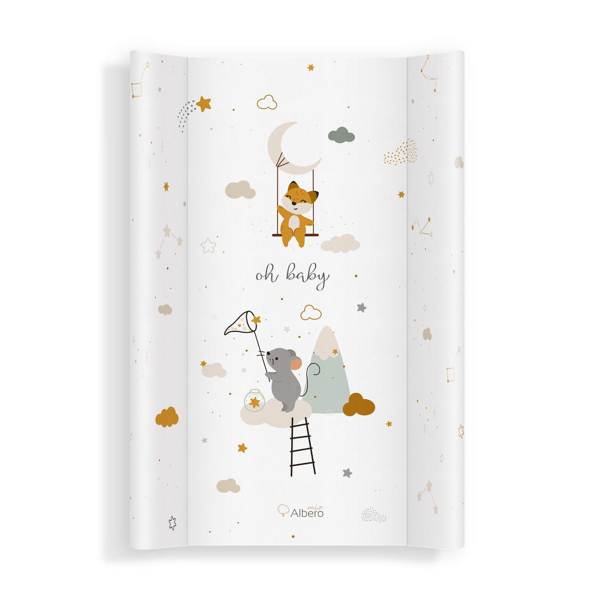 ALBERO MIO - Egérke puha pelenkázó alátét – 70×47 cm