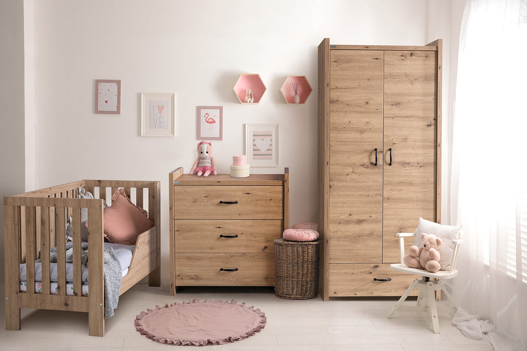 KLUPS Amelia II babaágy 120 × 60 cm – tölgy