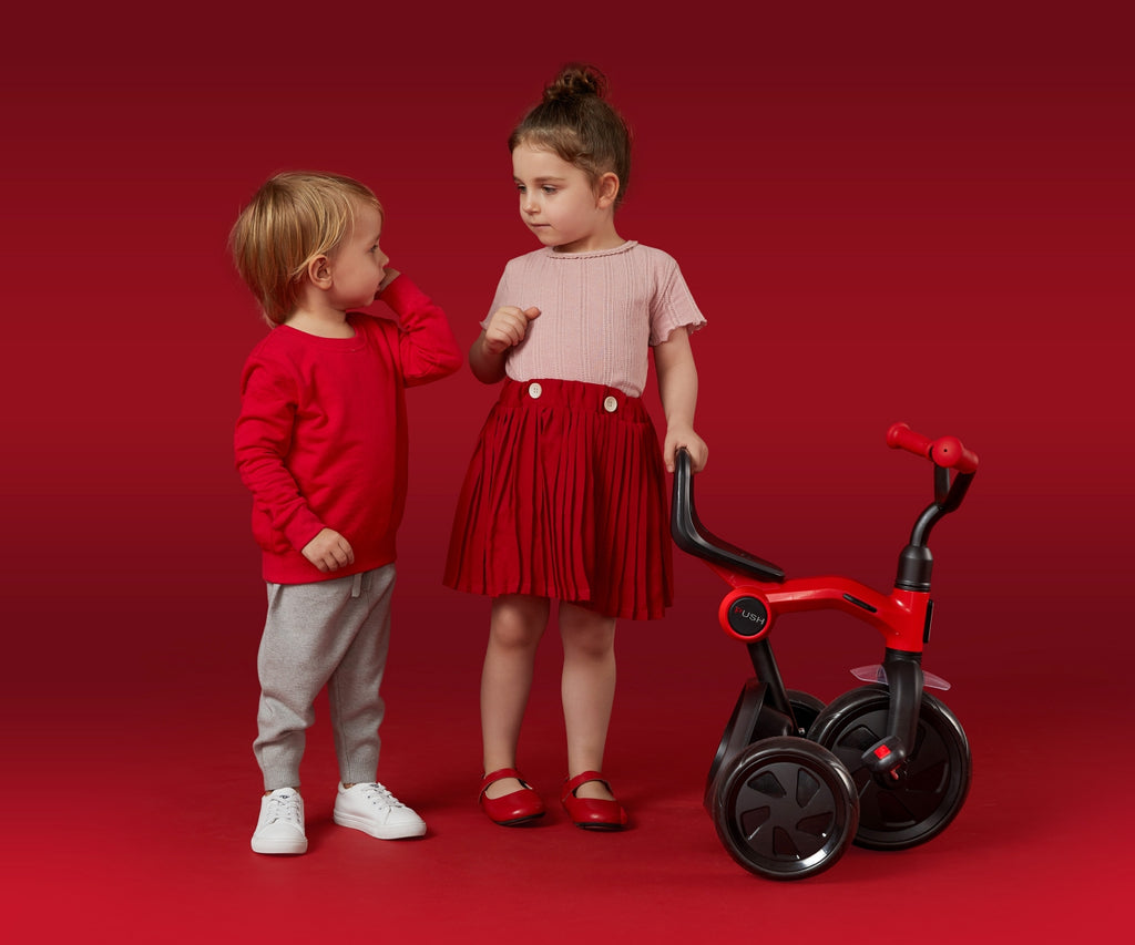 Milly Mally Qplay Ant összecsukható háromkerekű gyerek tricikli – Red