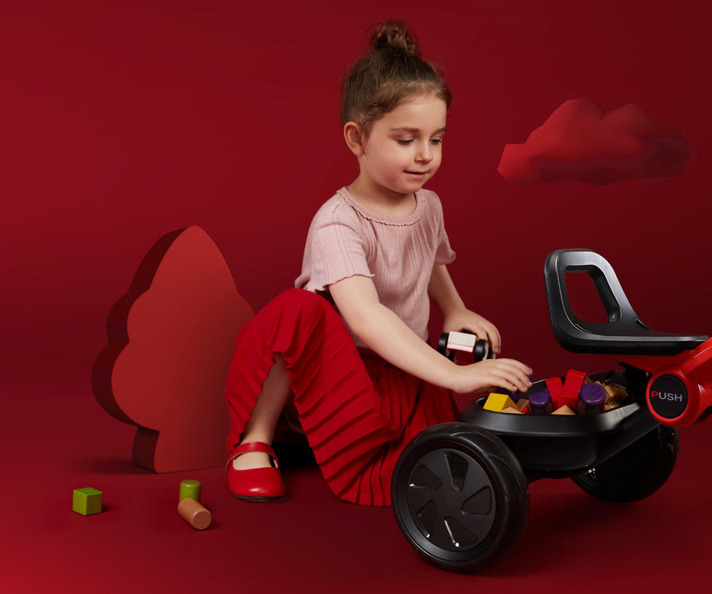 Milly Mally Qplay Ant összecsukható háromkerekű gyerek tricikli – Red