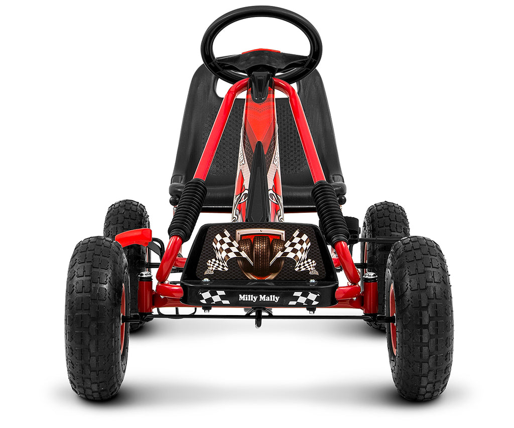 MILLY MALLY Thor pedálos gokart – Piros