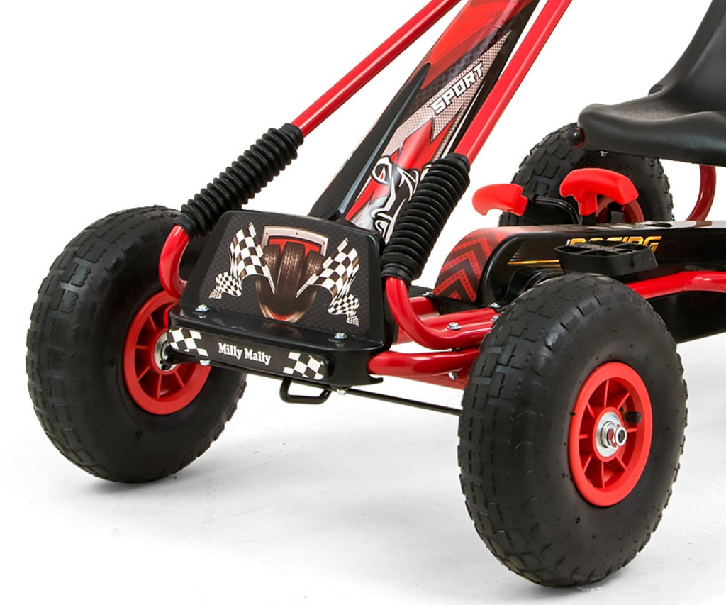 MILLY MALLY Thor pedálos gokart – Piros