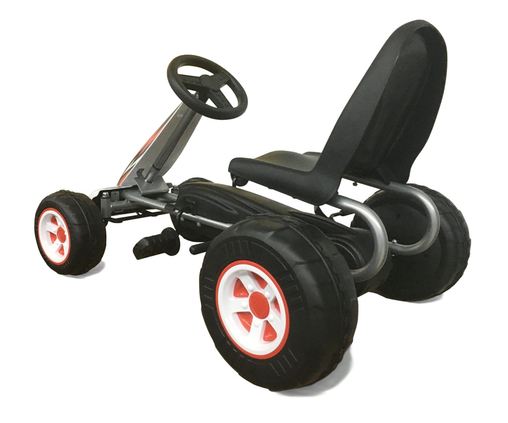 MILLY MALLY Viper pedálos gokart állítható üléssel – Fehér