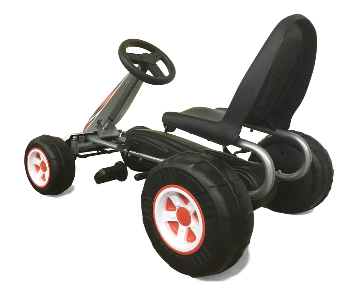 MILLY MALLY Viper pedálos gokart állítható üléssel – Fehér
