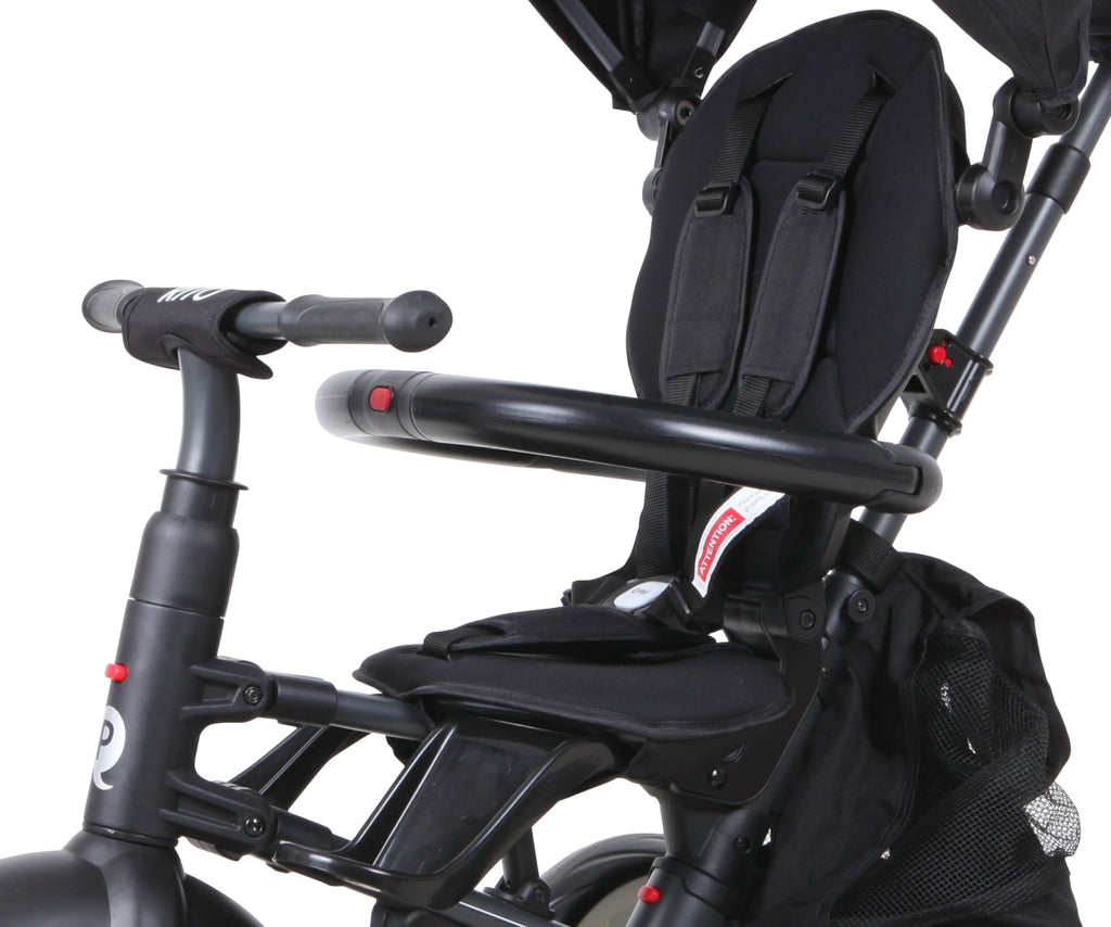 MILLY MALLY Qplay Rito Plus háromkerekű tricikli – Fekete