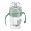 LOVI első itatópohár súlyozott szívószállal 150 ml. zöld