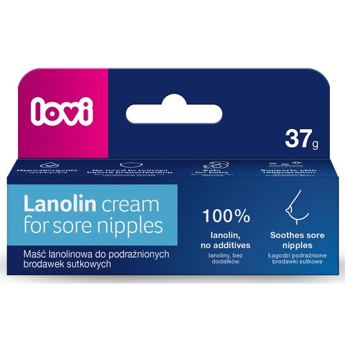 LOVI 100% lanolinos mellbimbóvédő krém 37g