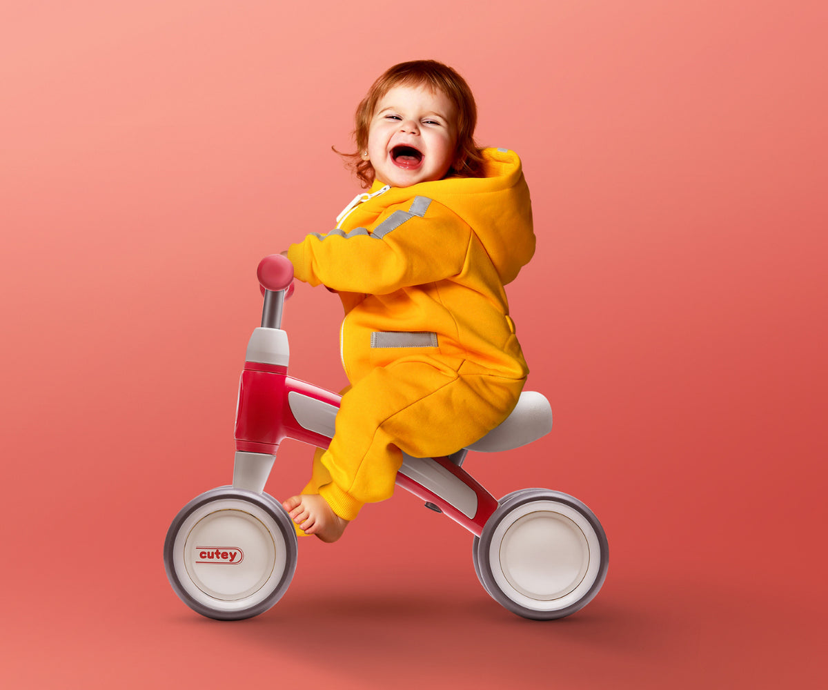 MILLY MALLY Qplay Cutey négykerekű futóbicikli – Piros